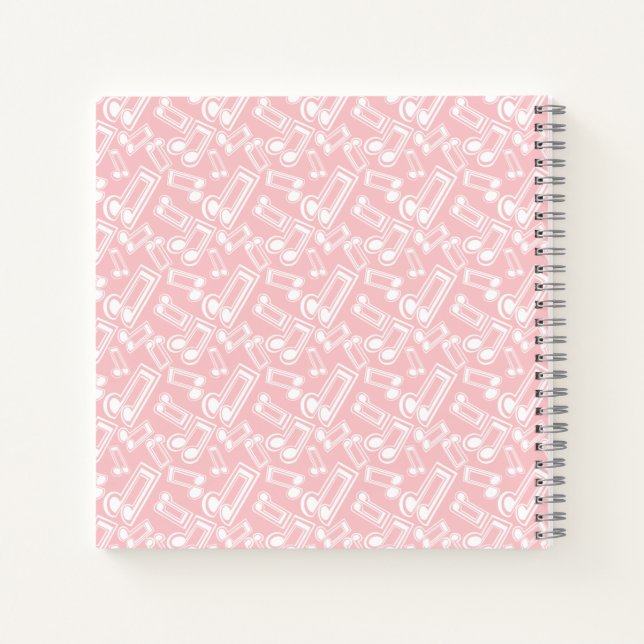 Rosa musikalische Bemerkungen Notizbuch (Rückseite)