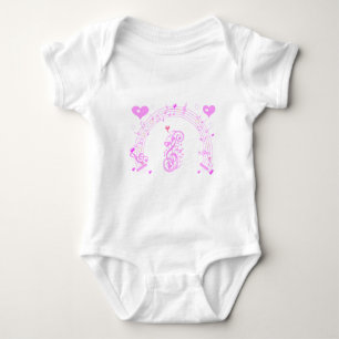 Rosa, Musiknoten der Liebe_ Baby Strampler