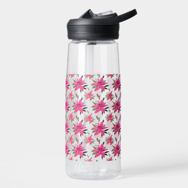 rosa Muster-Design-29500 Trinkflasche (Links)