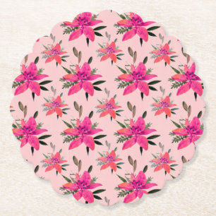 rosa Muster-Design-29500 Untersetzer