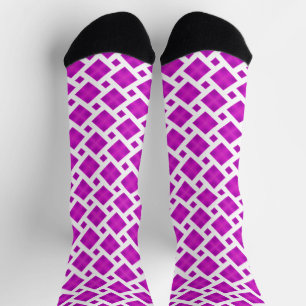 rosa Muster Socken