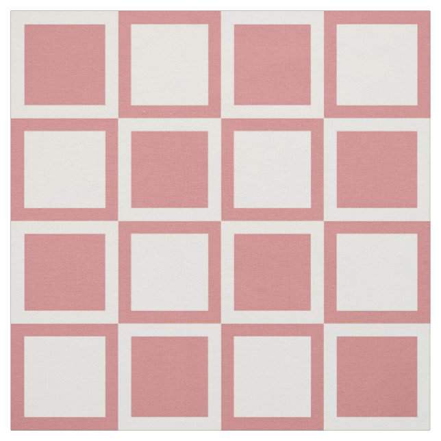 Rosa mutiges Mod quadriert ~ große Skala Stoff (Muster)