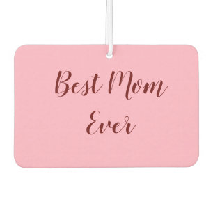 Rosa Mutter Tag Beste Mama je Geschenk hinzufügen Autolufterfrischer
