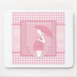 rosa Mutterschaft Mousepad
