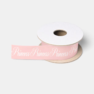 Rosa-n-Weiße Prinzessin Coordinating Satinband