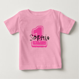 Rosa Namen-und Alters-Geburtstags-T - Shirt