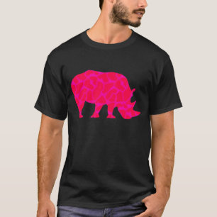 Rosa Nashorn T-Shirt