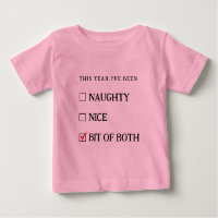 Rosa Naughty Nice Liste Lustig Süße Weihnachten