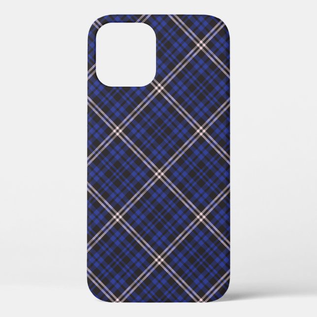 rosa Navy Diagonal Kariert Tartan texturiert Nahtl Case-Mate iPhone Hülle (Rückseite)