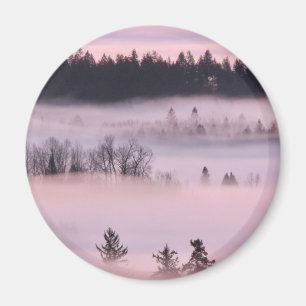 Rosa Nebelblanket. Magnet