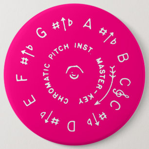Rosa Neigungs-Rohr Button