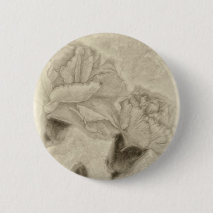 Rosa Nelken 3 Antik Button