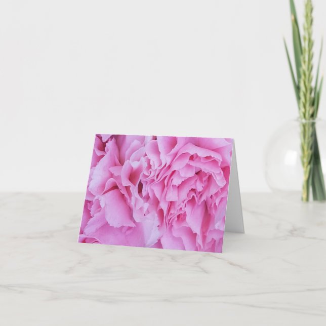 Rosa Nelken Blüten Note Card Sets (Vorderseite)