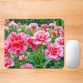 Rosa Nelken-Mauspad Mousepad