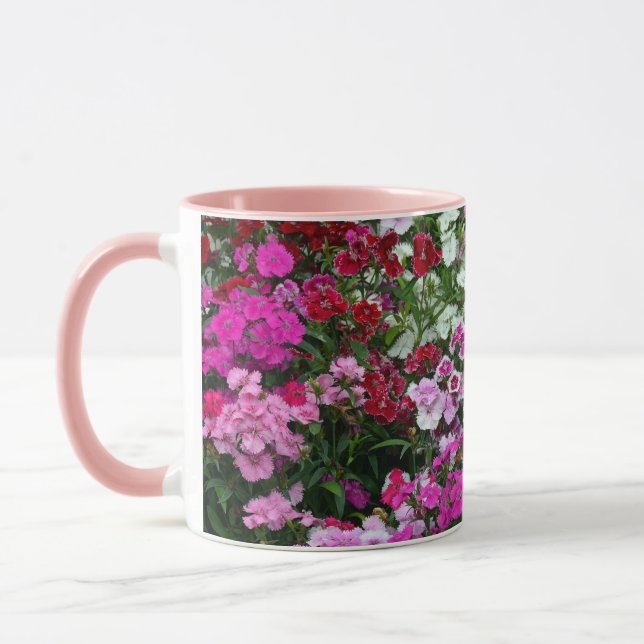 Rosa Nelken Tasse (Links)