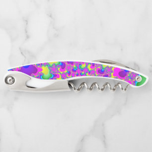 Rosa Neon Rainbow Eye Kellnermesser