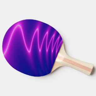 Rosa Neonblitz Tischtennis Schläger