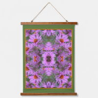 Rosa Neuengland Aster-Blume Abstrakt