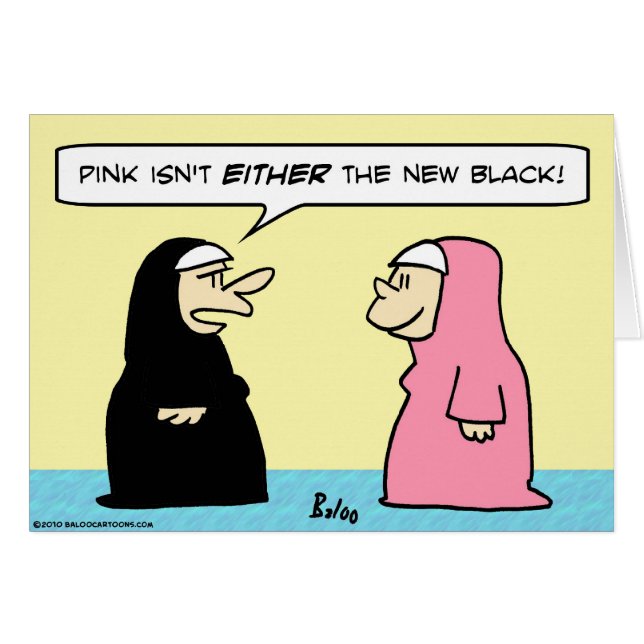 rosa neues Schwarzes der Nonnen (Vorderseite (Horizontal))