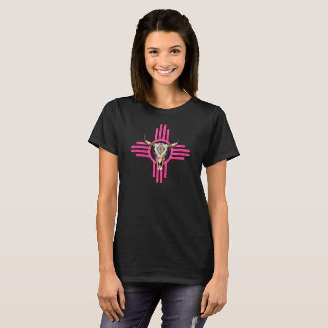 Rosa New Mexico  T-Shirt (Vorne ganz)