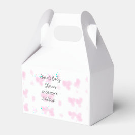 Rosa niedliche Blume Babydusche Aquarell Modernes  Geschenkschachtel