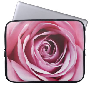 Rosa niedliche Mädchen Blume Laptopschutzhülle