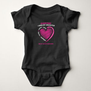 Rosa Niedlicher Liebhaber des Brustkrebses der Ged Baby Strampler