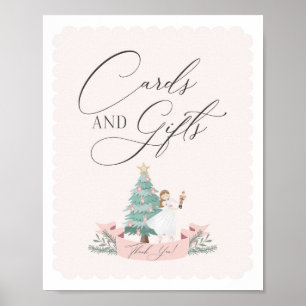 Rosa Nussknacker Geburtstagskarten und Geschenksch Poster