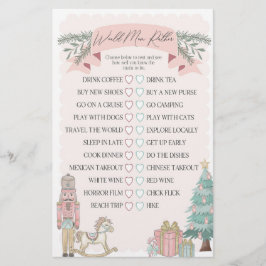 Rosa Nutcracker würde lieber Baby Dusche spielen