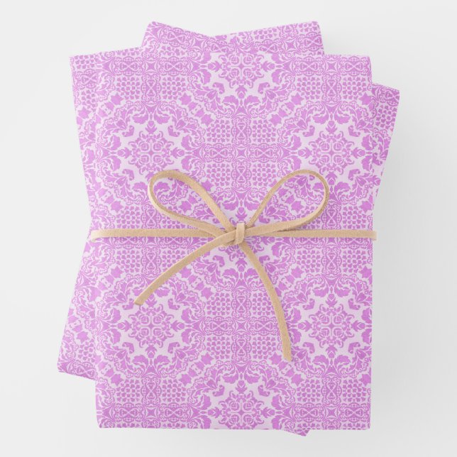 rosa Oberfläche Geschenkpapier Set (Beispiel)