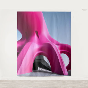 Rosa Octo-Architecture Tapestry Wandteppich