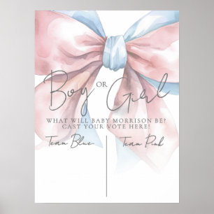 Rosa oder Blau - Geschlecht- Enthüllungsfeier Poster
