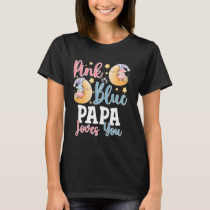 Rosa oder Blau Papa liebt dich Schlafkuh Baby Gesc T-Shirt