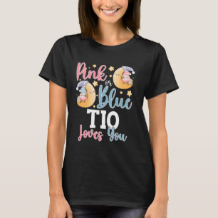 Rosa oder Blau Tio liebt dich Schlafkuh Baby Gesch T-Shirt