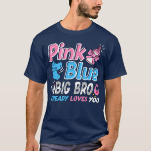 Rosa oder blaue Big Bro Lieben, die Sie Baby Gesch T-Shirt