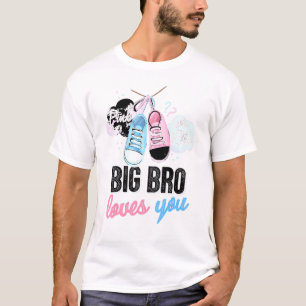 Rosa oder blaue Big Bro Lieben, die Sie Baby Gesch T-Shirt