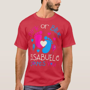 Rosa oder blaue Bisabuelo-Lieben YouBaby Gender Re T-Shirt