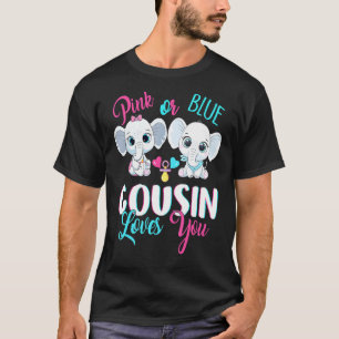 Rosa oder blaue Cousin Lieben Sie Elefanten Baby G T-Shirt