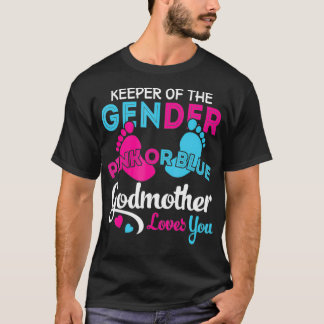 Rosa oder blaue Godmaterinnen Lieben Sie Geschlech T-Shirt