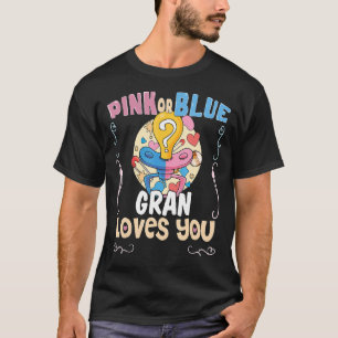 Rosa oder blaue Gran Lieben Ihr bestes Oma je Gran T-Shirt