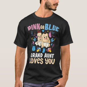Rosa oder blaue Grand Tante Lieben Ihr bester Trau T-Shirt