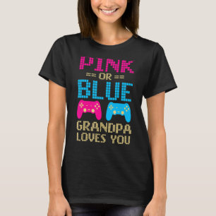 Rosa oder blaue Grandpa-Lieben, die Sie Familie pa T-Shirt