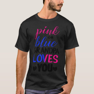Rosa oder blaue Grandpa-Lieben Sie Geschlecht Yoga T-Shirt