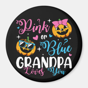 Rosa oder blaue Grandpa-Lieben Sie Pumpkin Baby Ci Magnet