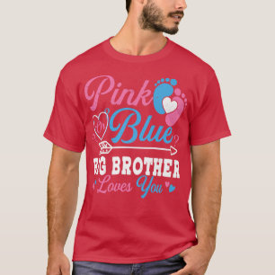 Rosa oder blaue große Lieben, die Sie Geschlecht z T-Shirt