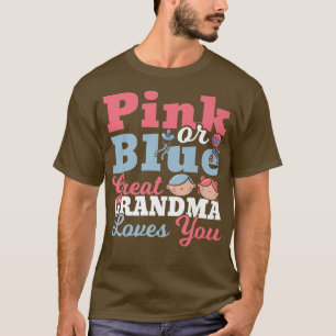 Rosa oder blaue große Oma-Lieben Sie Geschlecht ze T-Shirt