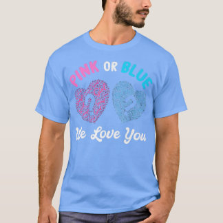 Rosa oder blaue Junge oder Mädchen Wir Liebe Sie G T-Shirt