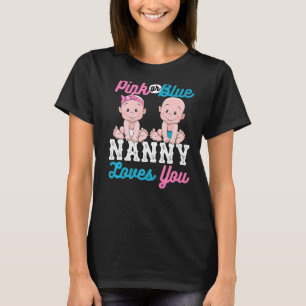 Rosa oder blaue Lieben, die Sie Baby-Designs für P T-Shirt