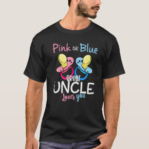 Rosa oder blaue Lieben, die Sie Geschlecht zeigen T-Shirt