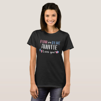 Rosa oder blaue Lieben, die Sie Geschlecht zeigen T-Shirt